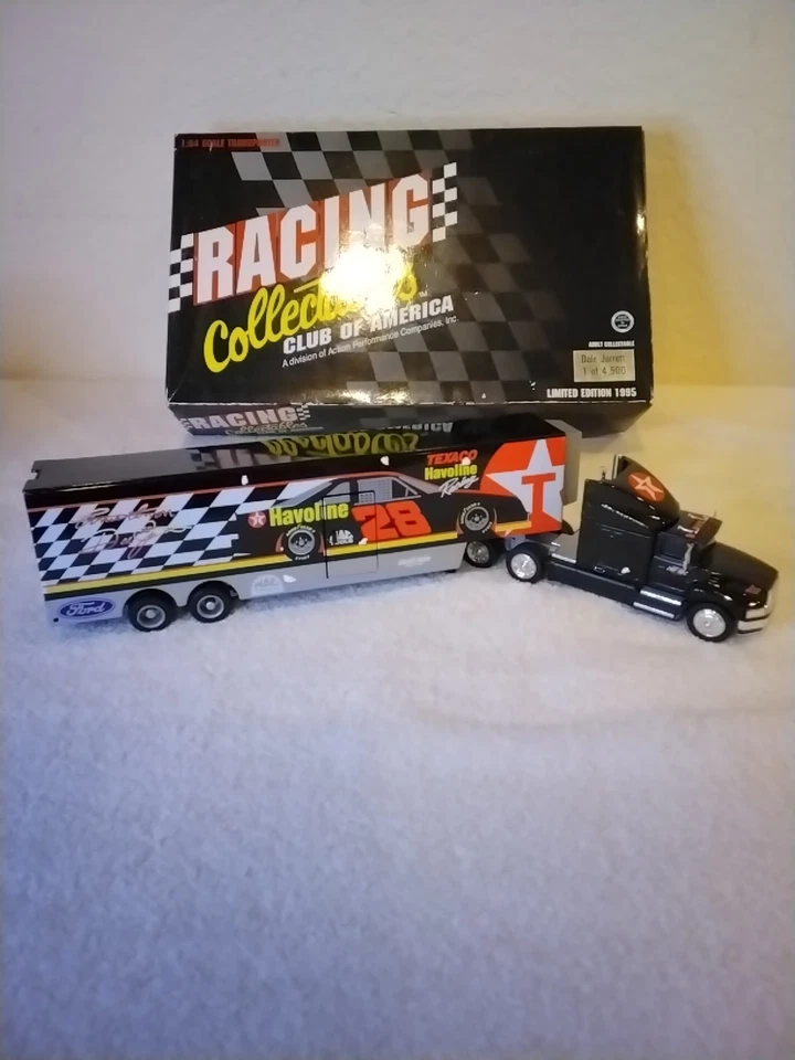 Transportador Nascar Dale Jarrett #28 Texaco Havoline 1/64 diecast por RCCA Foto 4 de 4
