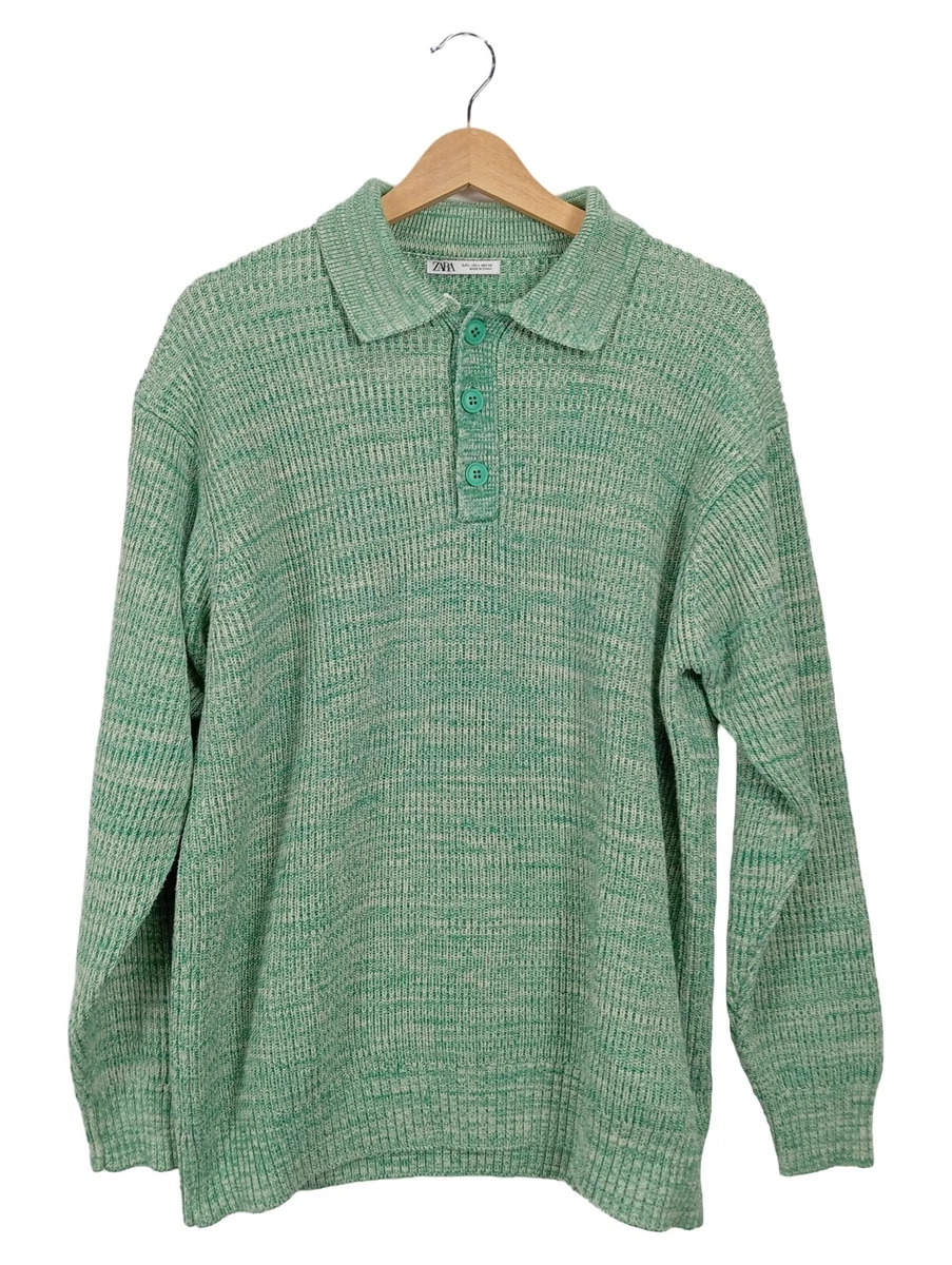 Pull Homme Zara Avec Lettres Surélevées - Taille L Noir - Réf. 7990/400 - Neuf Avec étiquettes