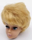 Vintage Barbie Bubble Cut Head Blonde Mattel 1960s Replacement Doll Part
