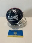 Lawrence Taylor Signed Giants mini helmet Radtke witnessed COA GTSM