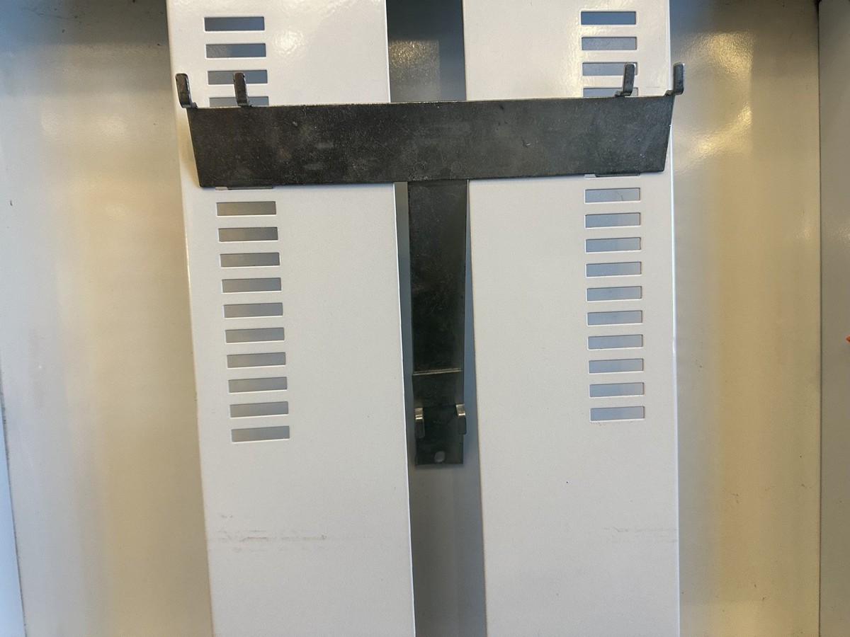 Nike Branded Metal Shoe Store Sign Display White With Orange