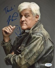 Jay Leno Tonight Show Autographed Signed 8x10 Photo ACOA