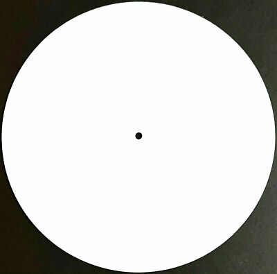 Felt Slipmat - Snow White - 12-inch LP Record DJ Pro Turntable Slip Mat Vinyl