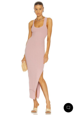 pink ribbed bodycon dress Cute Light Pink Dress - Bodycon Midi Dress - Ribbed Knit Dress