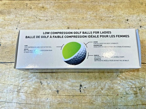 ⛳NEW⛳ DUNLOP LOCO LADIES GOLF BALLS - 1 SLEEVE OF 3 + 1 BONUS BALL (4 BALLS) - Picture 2 of 5