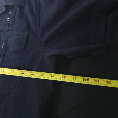 511 Camicia tattica con bottoni uomo media adulto nera manica corta tasca esterna - Foto 9 di 17