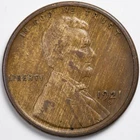 1921-S Lincoln Wheat Penny Cent Extremely Fine (XF/EF), San Francisco Mint a3