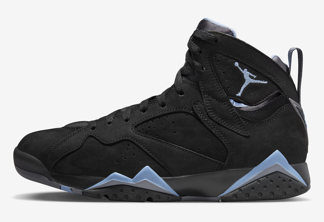Nike Air Jordan 7 Retro Chambray Blue UNC Black Graphite Nike Air Jordan 7 Retro Chambray Blue UNC Black Graphite