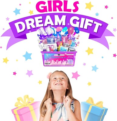 Coffret Slime Licorne Original Stationery – Kit Complet Avec Paillettes, Perles Et Parfums Pour Filles