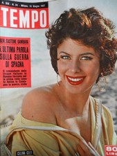 TEMPO n�24 1957 Celina Cely - Rocky Graziano vita - Ergastolane di TRANI  [C89]