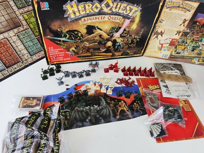 Heroquest Advanced Quest Board Game Masters EDITION Games Workshop [ENG,1989]