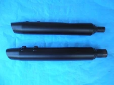 2017-24 HARLEY TOURING FLHX OEM STOCK BLACK CERAMIC EXHAUST SLIP ON MUFFLERS