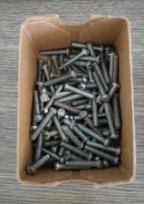 Gilbert Erector Set S-62 7/8" x 8-32 Cadmium Plated Screw Lot of 50 Screws