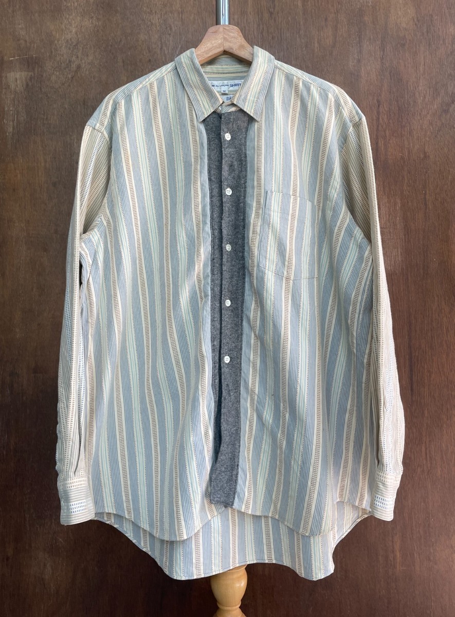 COMME des GARCONS SHIRT ／made in FRANCE Comme des Garcons Stripped Shirt Made in France | eBay