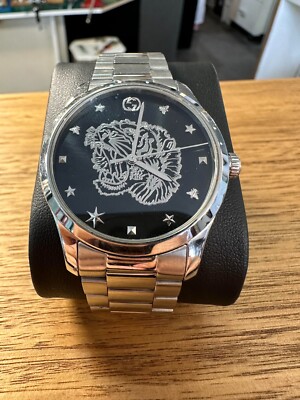 Vintage Gucci G-Timeless Tiger Face Watch 38mm ✓ FREE SHIPPING