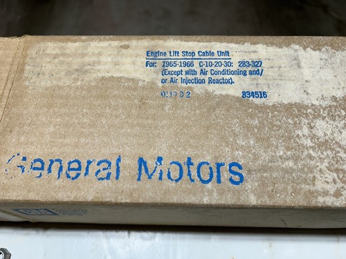 NOS GM Chevrolet 1965-1966 Chevy Truck Engine Lift Stop Cable Unit #334516 - Picture 7 of 9