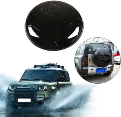 Santorini Black Rear Replacement Tire Cover for Defender 2020-2024