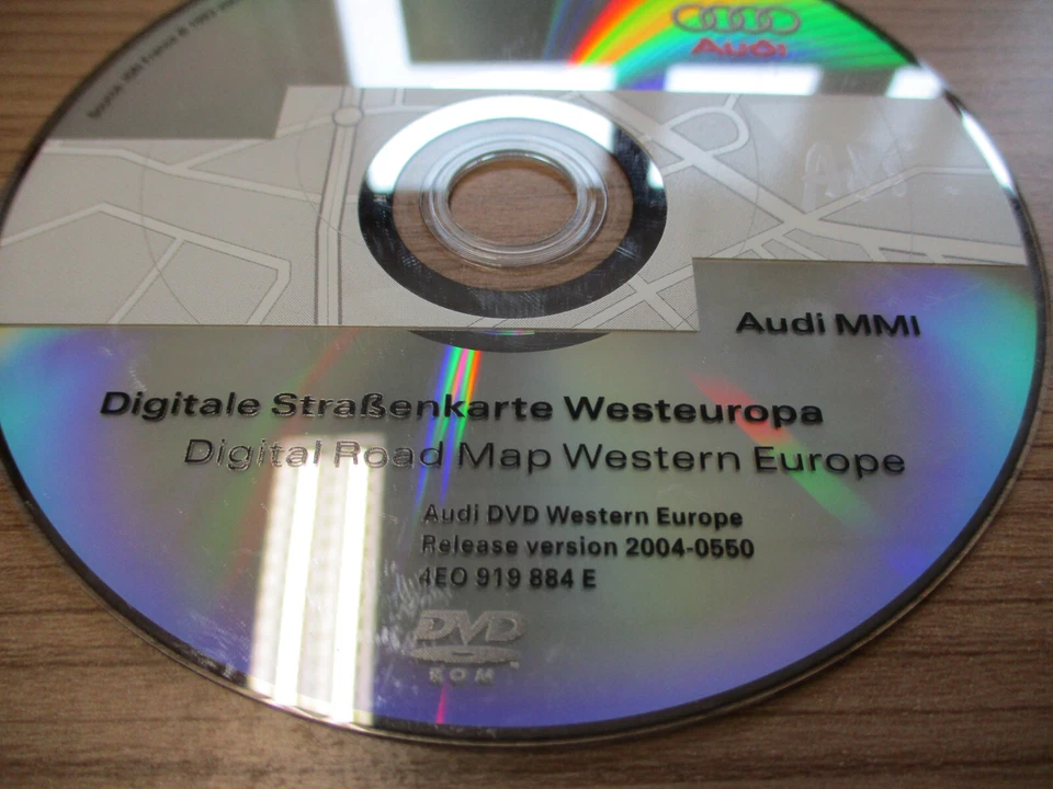 Navi Navigation DVD Karte Europe Deutschland 2004 AUDI A6 4F A8 4E 4E0919884E - Bild 3 von 4