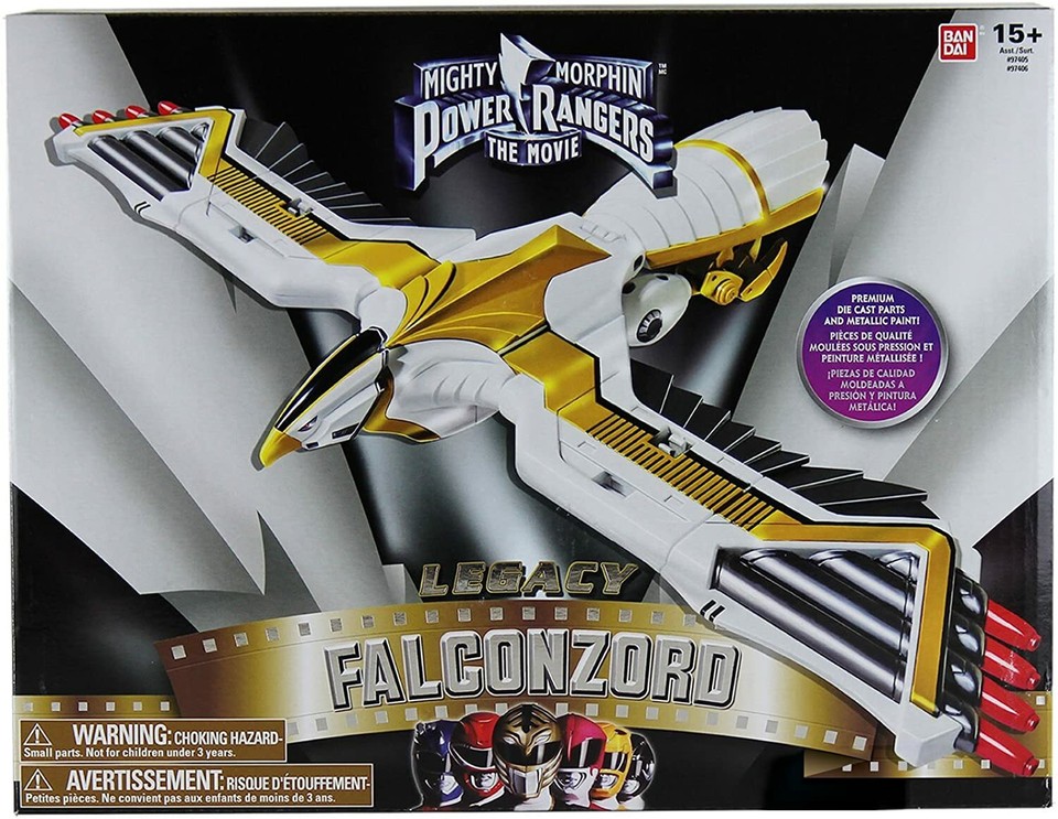 Power Rangers Legacy MOVIE ~ WHITE FALCONZORD DELUXE FIGURE ~ Bandai | eBay
