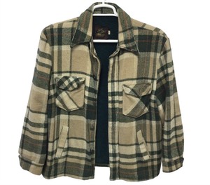 zipper flannel jacket