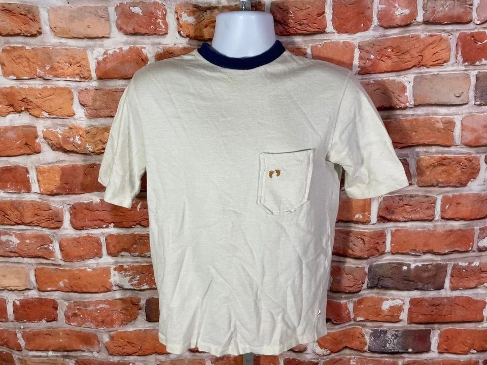 Camiseta de bolsillo Hang Ten Ringer vintage años 70 80 - talla M/S - emo indie grunge op surf s Foto 4 de 4