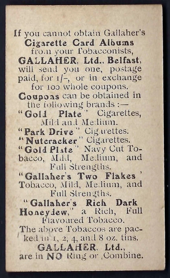 GALLAHER - LATEST ACTRESSES (BLACK & WHITE) - #10 PHYLLIS DARE - Image 2 of 2