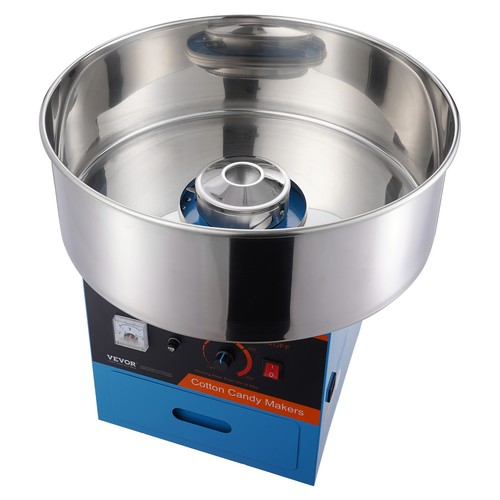 VEVOR Machine à barbe à papa commercial appareil à sucre 1000 W pour fête bleu - Imagen 12 de 12