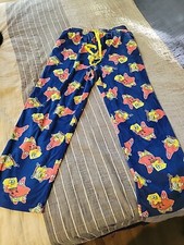 SPONGEBOB SQUAREPANTS/PATRICK PAJAMA PANTS Lounge Sleepwear Unisex Adult Sz L