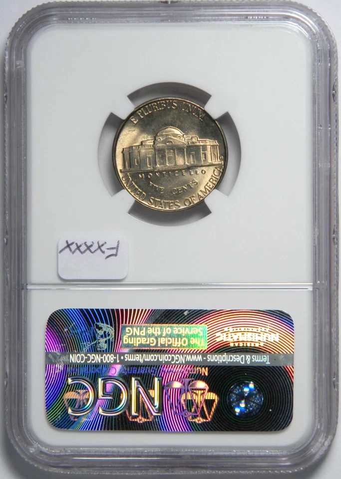 1947-D JEFFERSON NICKEL 5 FULL STEPS SUPER GEM NGC MS67 5FS! - Image 4 of 4