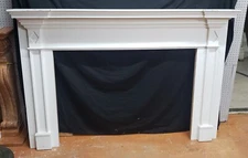 Custom Made Art Deco Fireplace Mantel with Diamond Accents