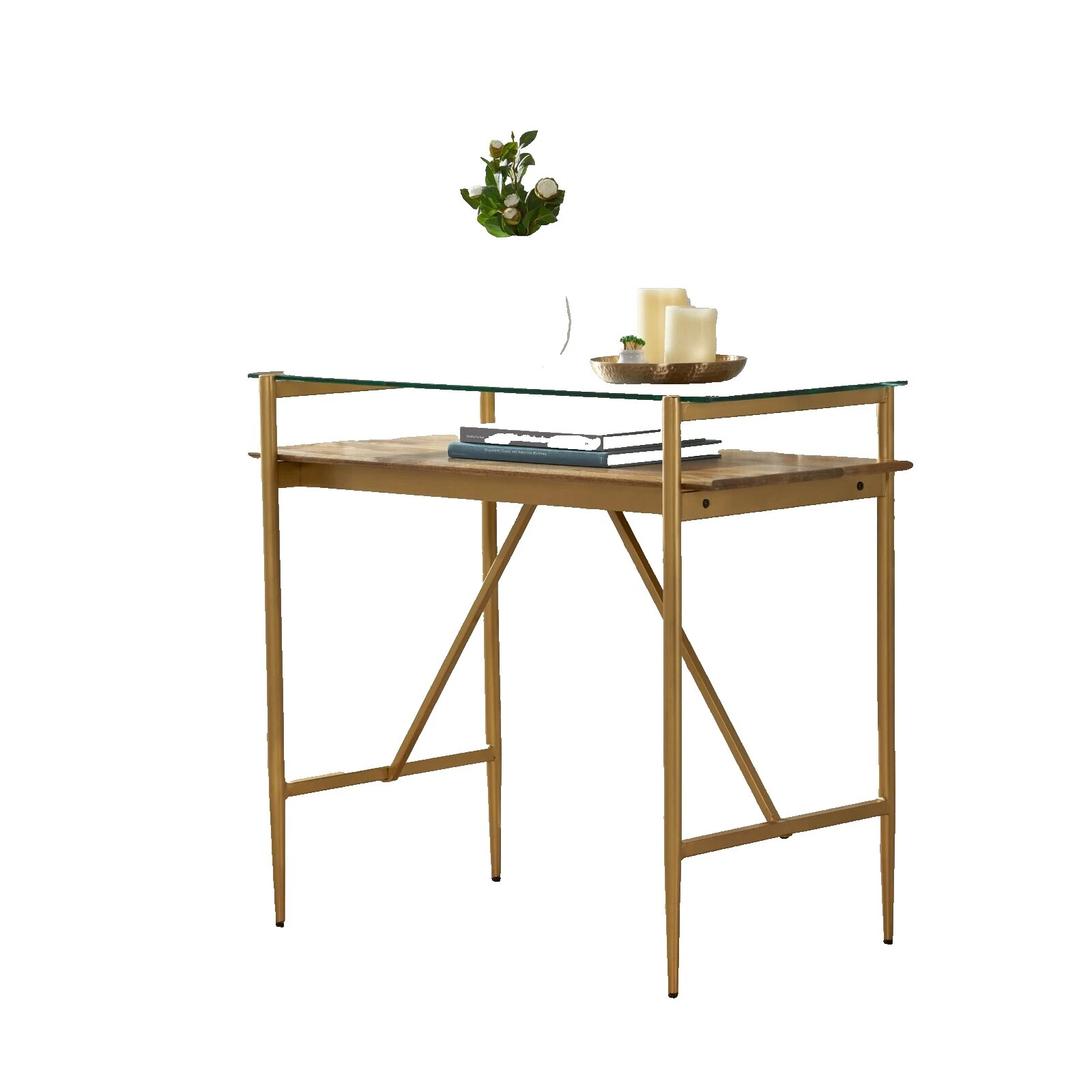 Mesa de ordenador Vidrio Lodge Casa mobiliario de oficina