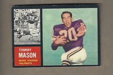 1962  TOPPS  FOOTBALL  TOMMY  MASON  #  94