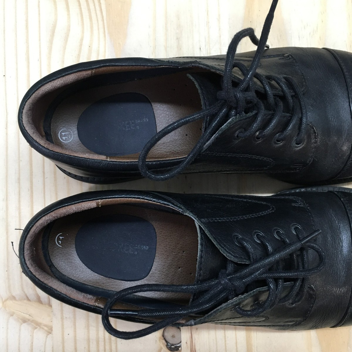 Cherokee Mens Brown Leather Oxford. The “ THEO”. Casual or Dress Lace-up. 11M.   Amazon.com | Dockorio Mens Leather Formal Oxford Lace up  main image 3