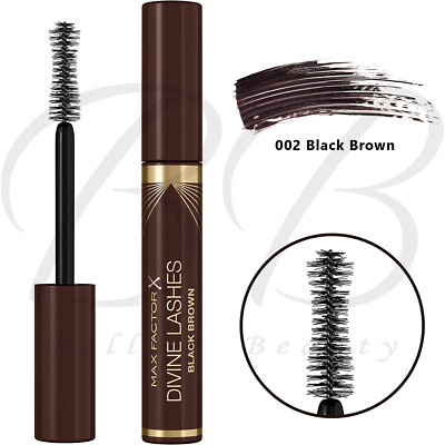 MAX FACTOR Divine Lashes Buildable Volume Mascara 8ml - 002 Black Brown *NEU*