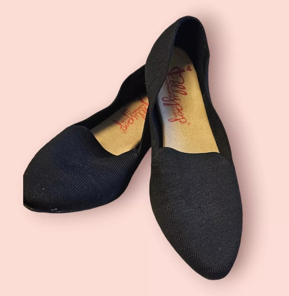 Jelly Pop Maryanne Flat Black M WOMENS SHOES MEMORY FOAM