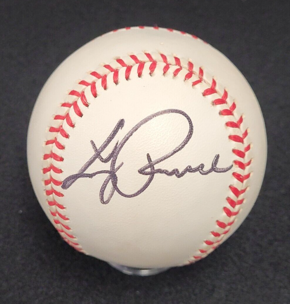 VINCE NAIMOLI & LARRY ROTHSCHILD Signed Baseball-TAMPA BAY DEVIL