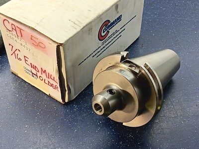 NEW Command CAT50 7/16'' ID Solid End Mill Tool Holder C6E4-0437 CNC USA .4375