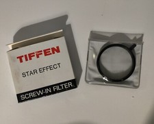 Vintage 55mm Screw-In Filter TIFFEN 4 Point 1mm Star Effect. JAPAN. New W/ Case