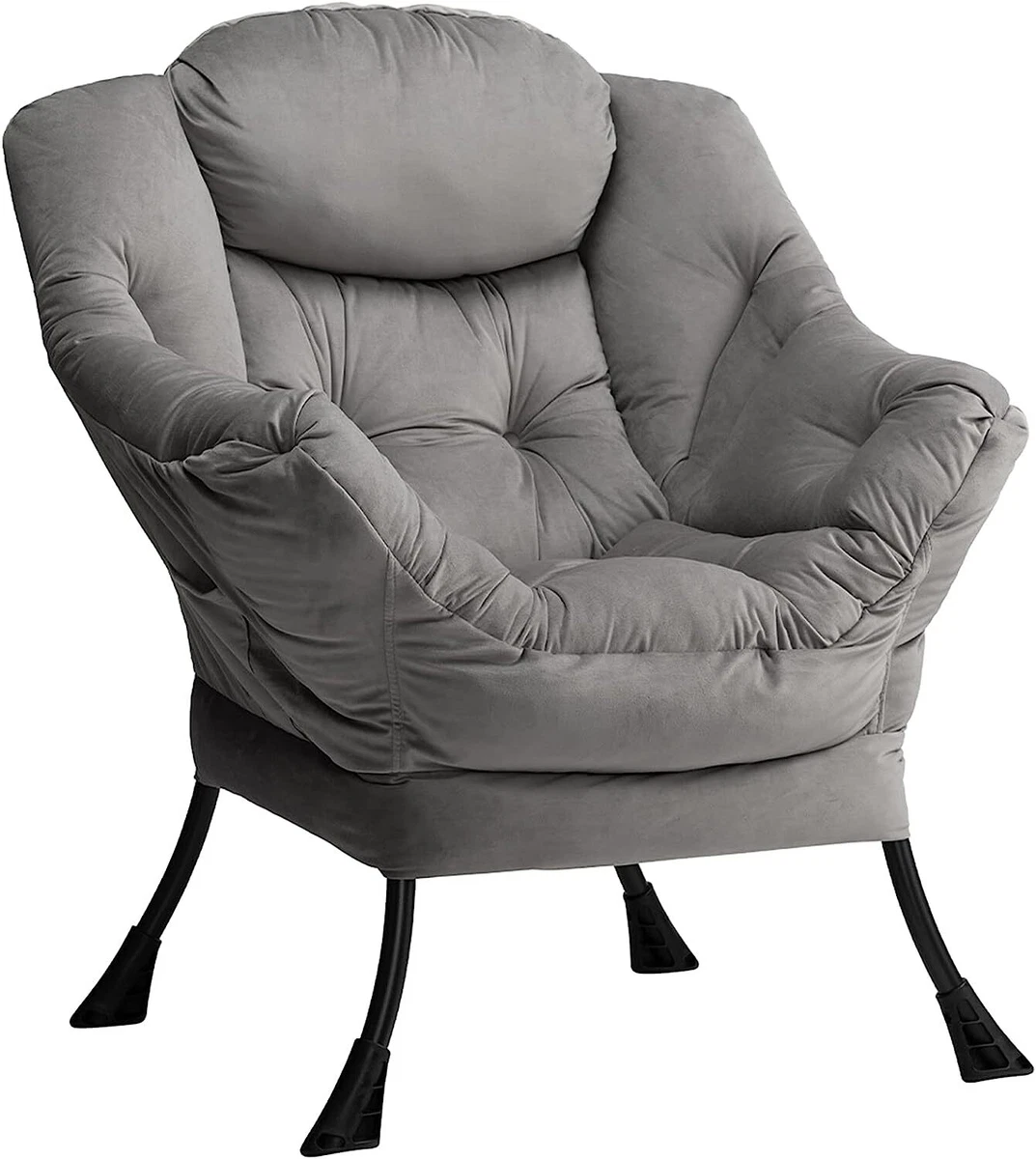 HollyHOME Armchair Modern Lounge Chair with Sturdy Steel Frame 500lbs Capacit