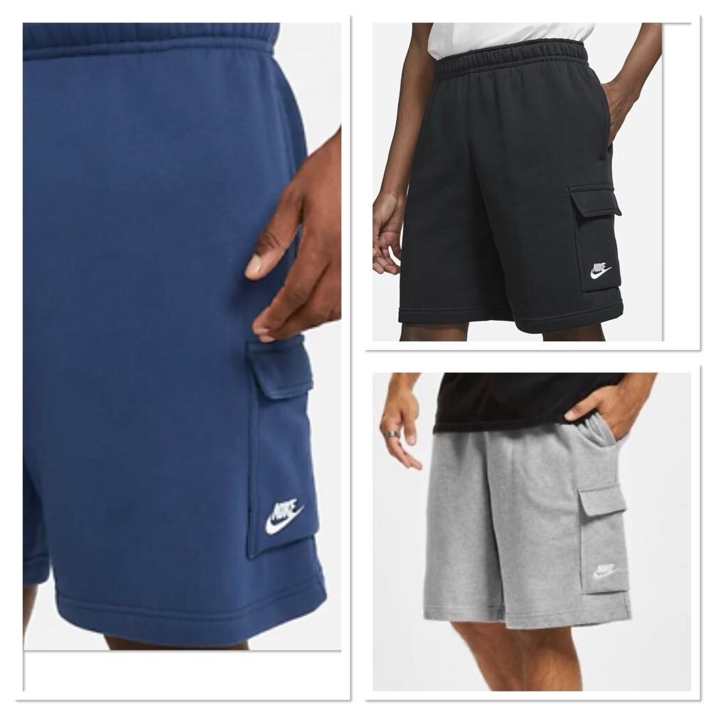 Pantalones Cortos Nike Para Hombre Club Cargo Polar Nike Ropa Deportiva Chándal Pantalones Cortos S a XL