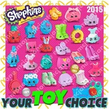 McDonald's 2015 SHOPKINS Moose Toys DRESSES Shoes PURSES Beauty YOUR Toy CHOICE