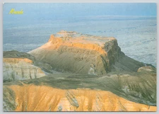 Postcard Aerial View Masada National Park Israel - Desert Scene - Jumbo