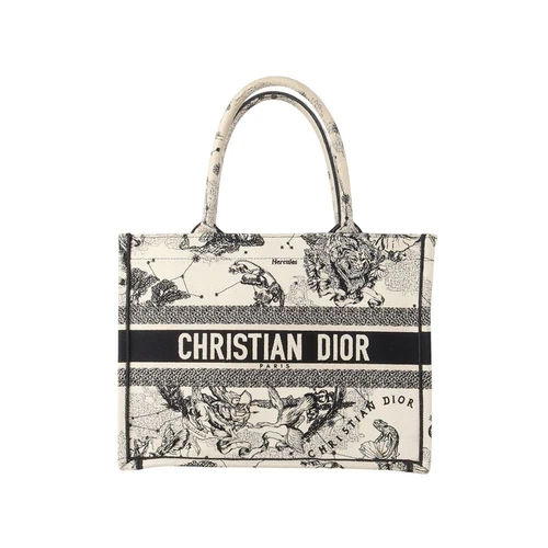 Sac fourre tout Dior Medium Book avec broderie zodiaque couleur latte M1296ZRHZ M941