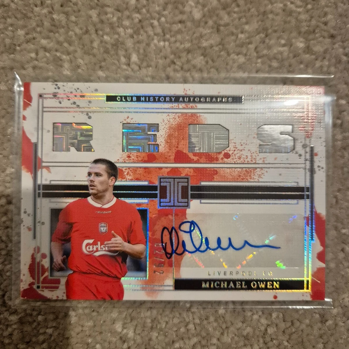 Panini Michael Owen Football Sports Trading Cards & Accessories