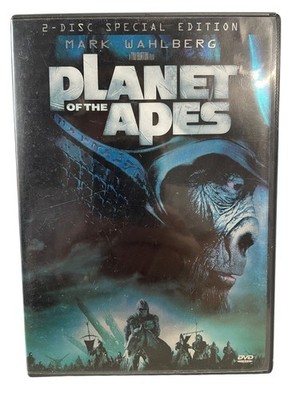 Planet of the Apes DVD 2001 2-Disc Special Edition Tim Burton Mark Wahlberg