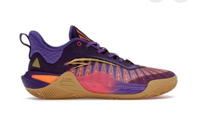 Anta Kai 1 Speed Twin Flame Mens 9 Purple Basketball Shoes 8124D1120-3