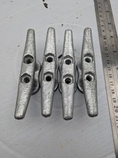 Unbranded 4" Galvanized Cast Iron Open Base Boat Dock Cleat Lot 4