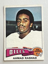 1975 Topps #115 Ahmad Rashad NFL Buffalo Bills