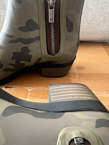 Lucky Brand Reigney Camo & Cheetah Print Chelsea RainBoots Men’s 6.5/Women’s 8.5 - Picture 12 of 24