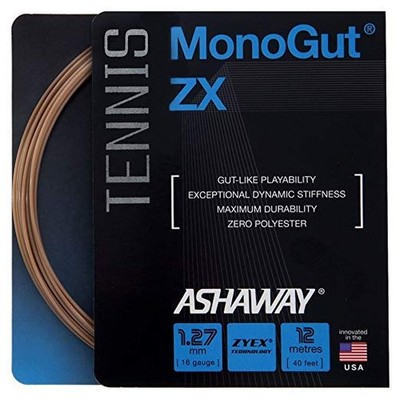 Ashaway Monogut ZX 16 Tennis String Set - Natural